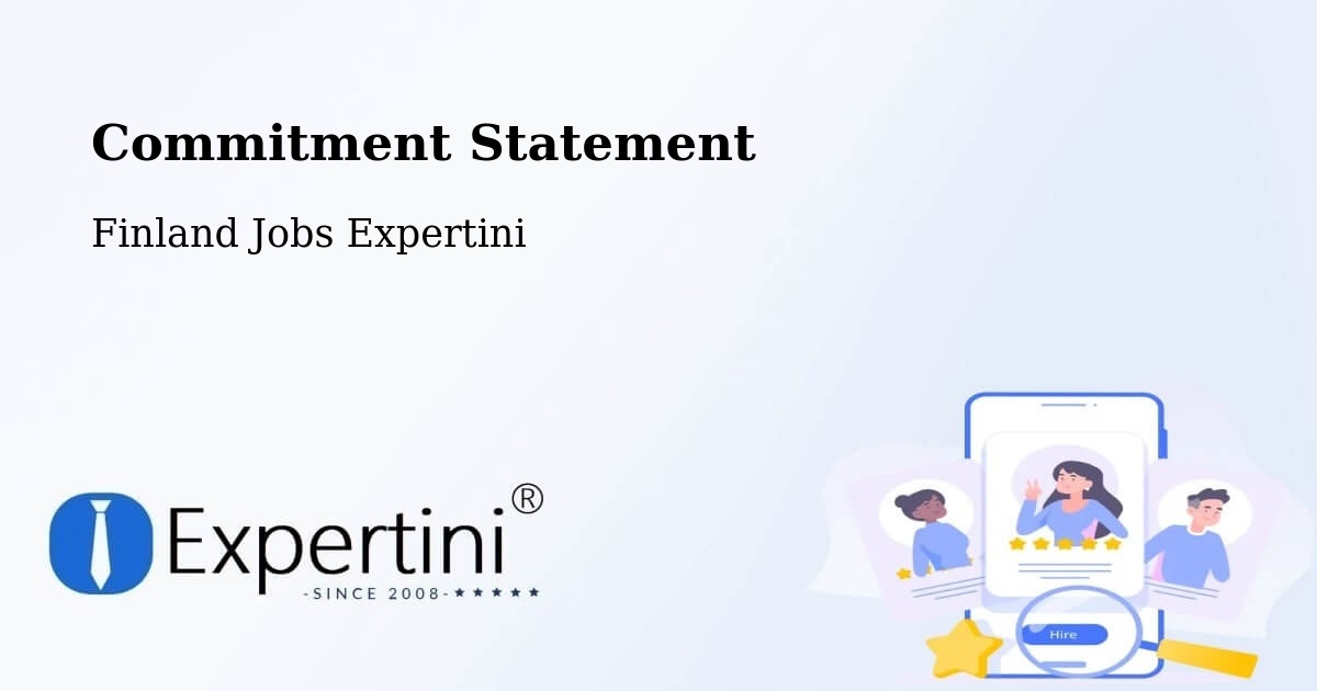 Commitment Statement - Finland Jobs Expertini
